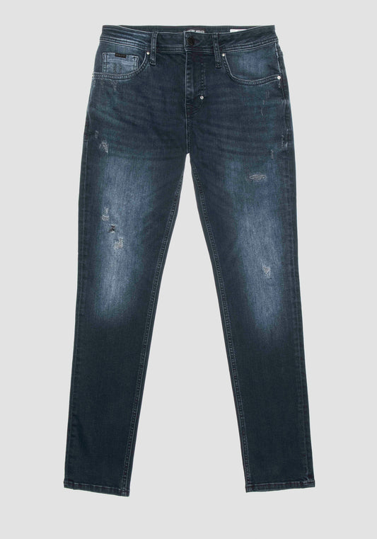 Jeans Ozzy Tapered Fit En Azul