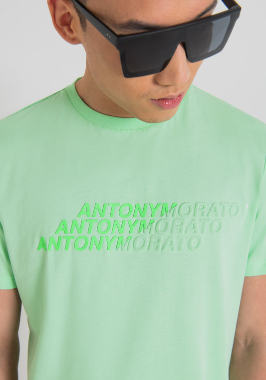 Camiseta para hombre regular fit en jersey