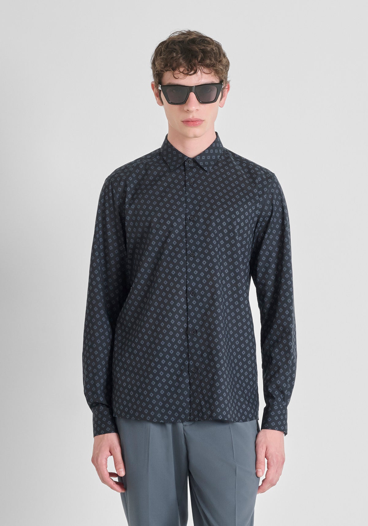 ANTONY MORATO CAMISA DE MANGA LARGA HOMBRE AZUL