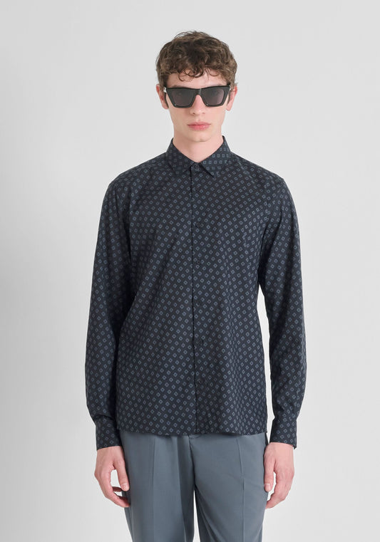 ANTONY MORATO CAMISA DE MANGA LARGA HOMBRE AZUL