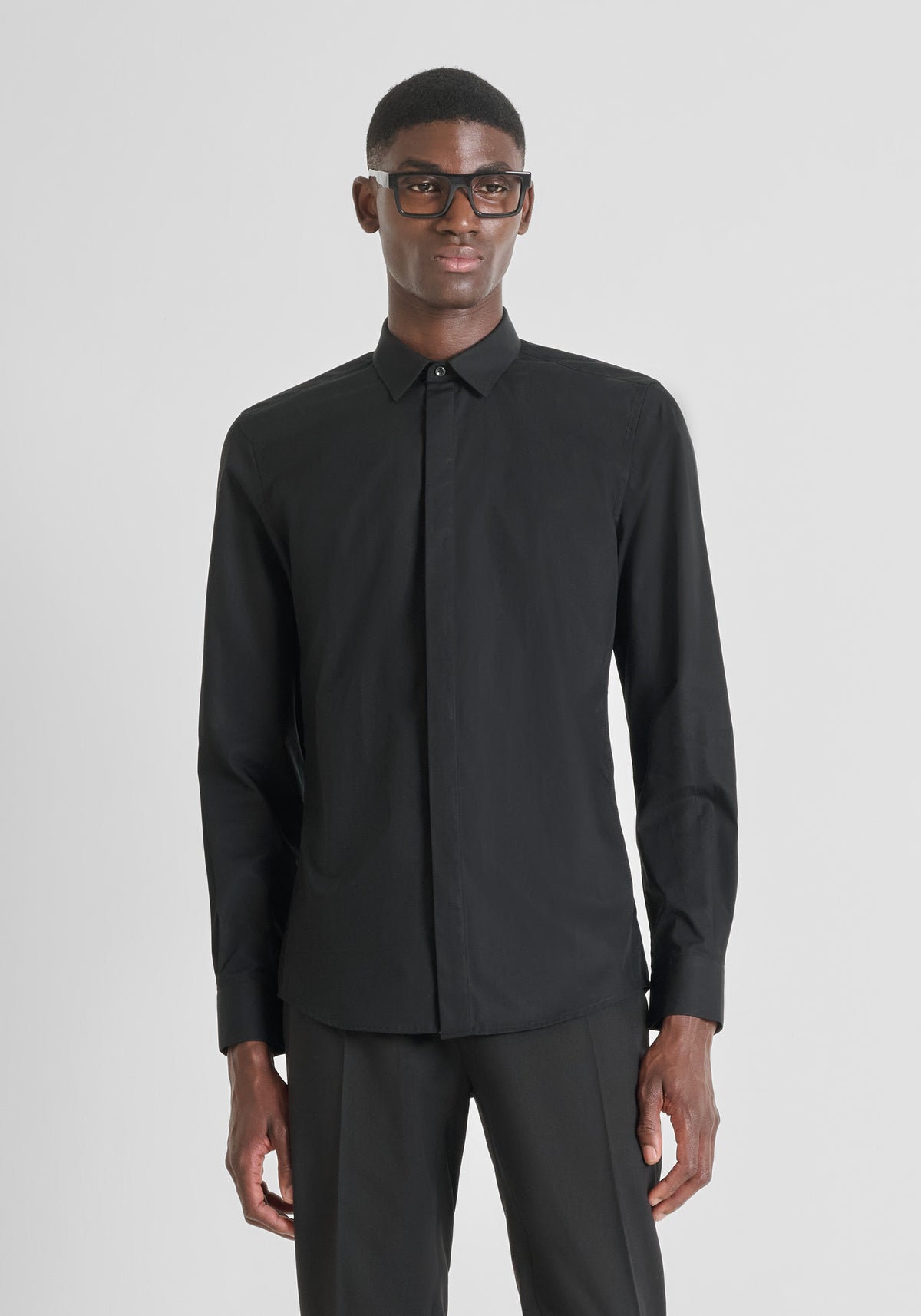 ANTONY MORATO CAMISA DE MANGA LARGA HOMBRE NEGRO