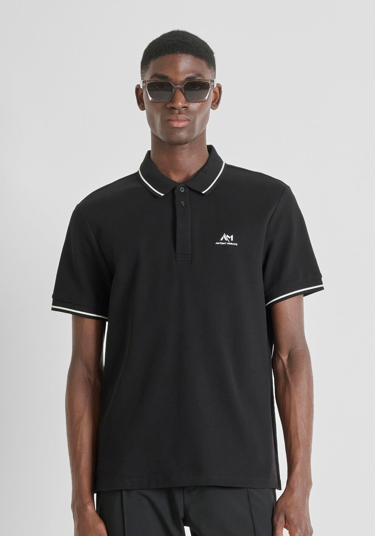 ANTONY MORATO CAMISETA POLO HOMBRE NEGRO