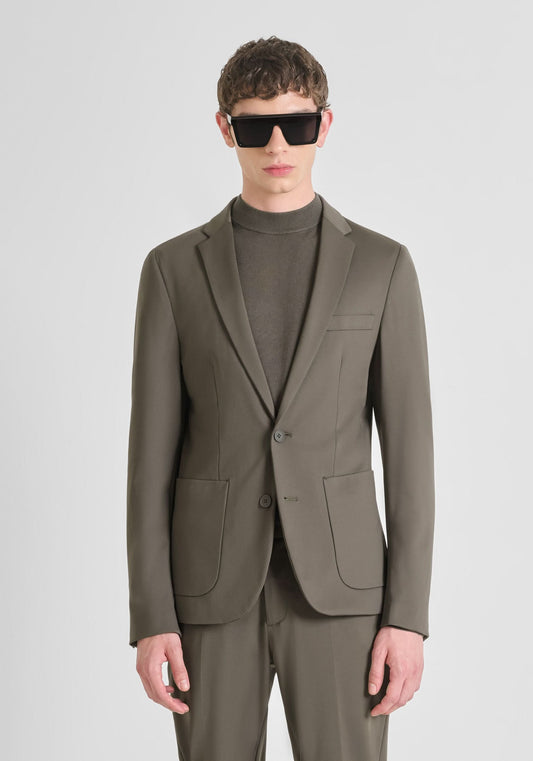 CHAQUETA DE TRAJE KHAKI HOMBRE ANTONY MORATO MODERNA ELEGANTE