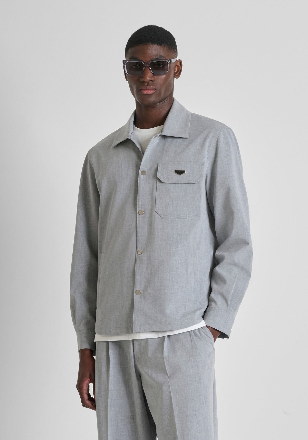 CAMISAS ANTONY MORATO HOMBRE GRIS MMSL00787-FA600295