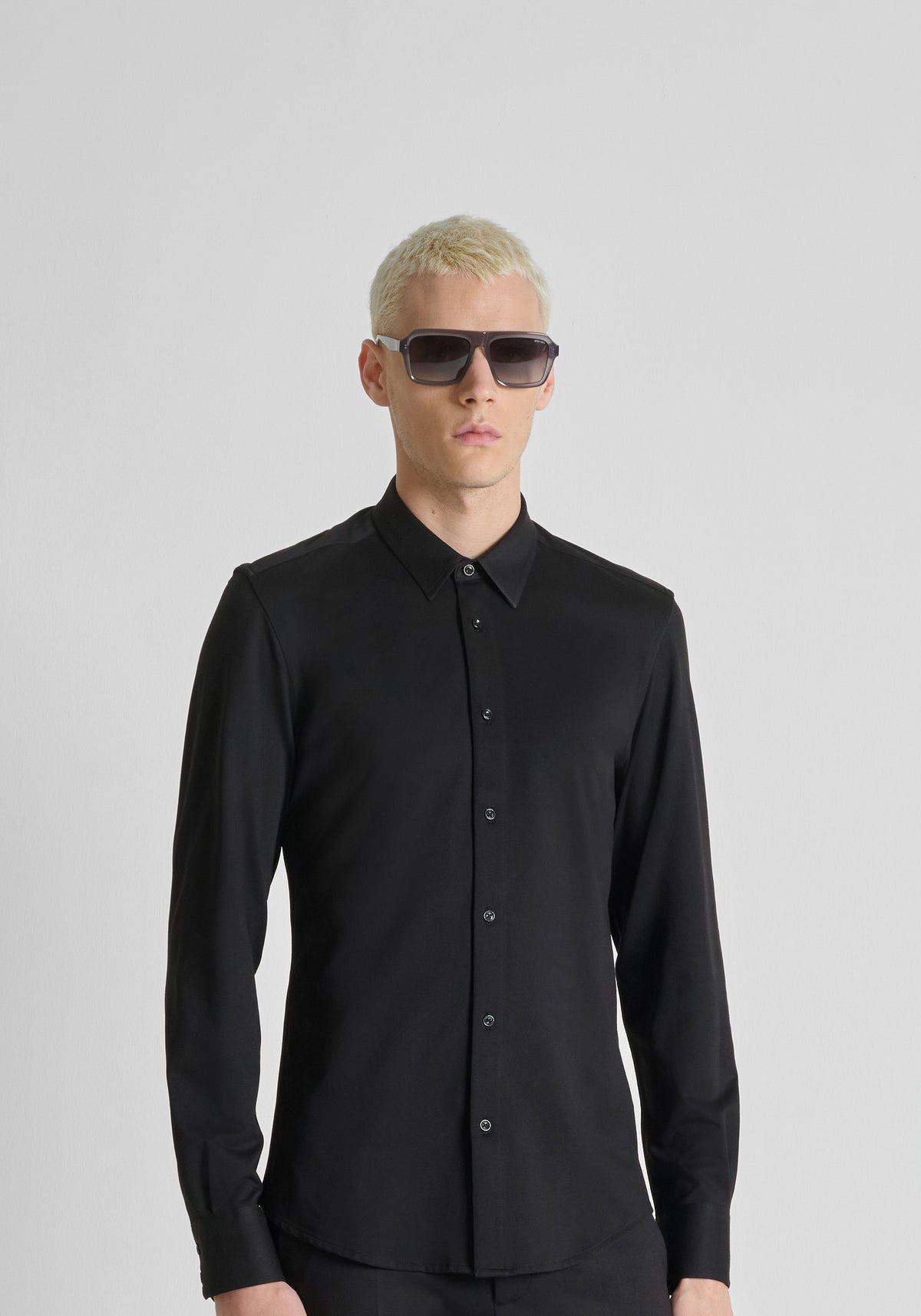 CAMISAS ANTONY MORATO HOMBRE NEGRO MMSL00628-FA100272