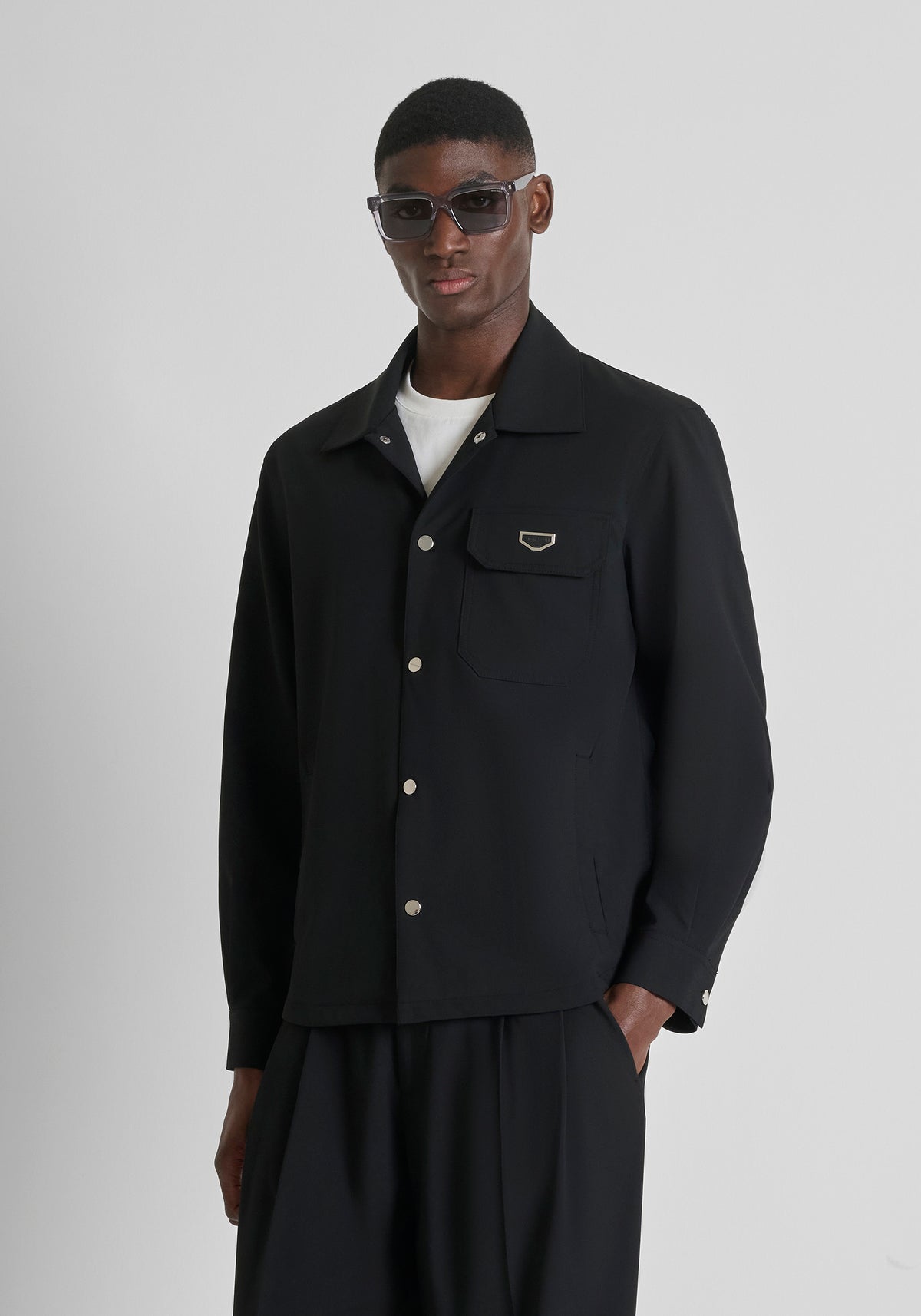 CAMISAS ANTONY MORATO HOMBRE NEGRO MMSL00787-FA600295