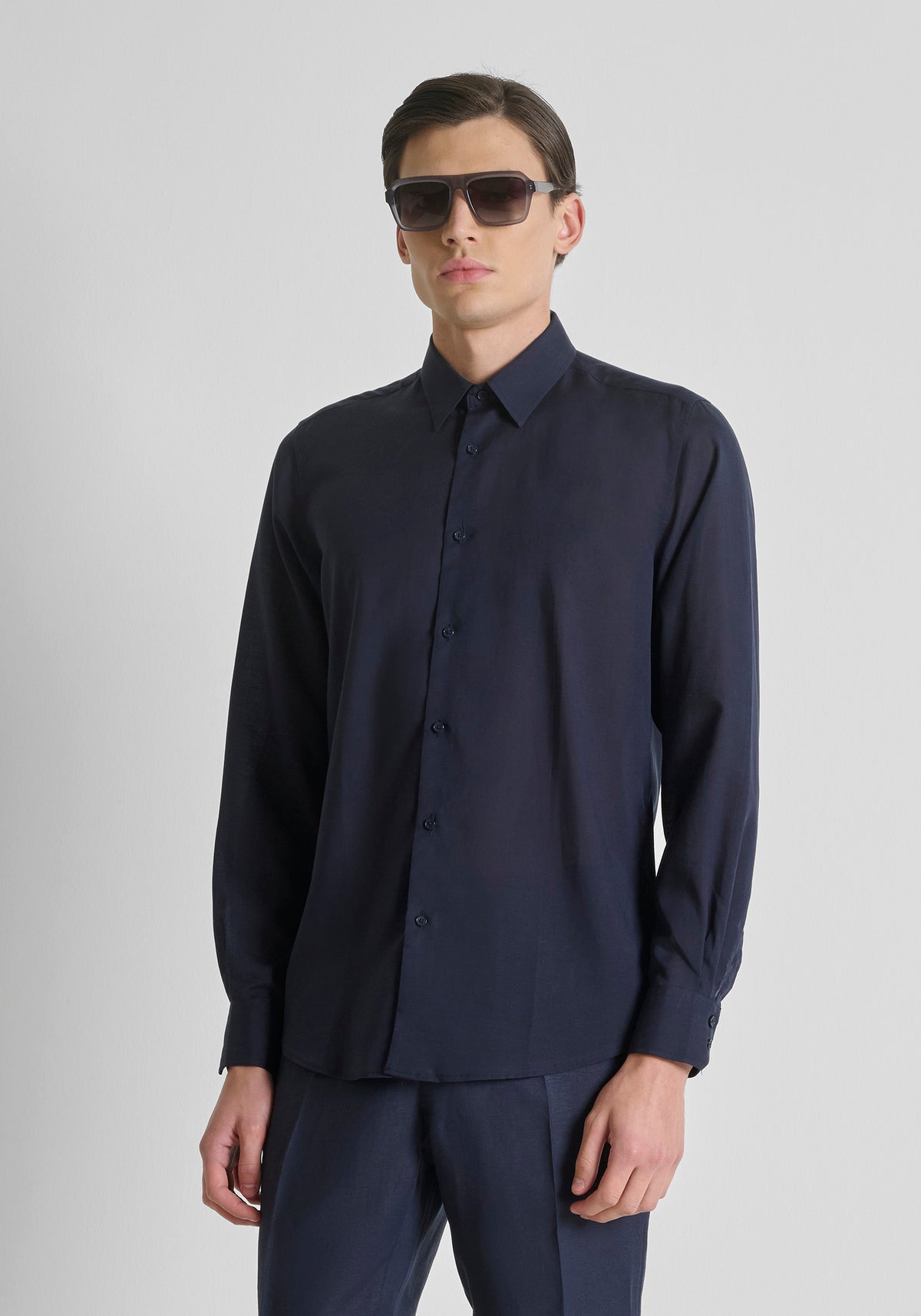 CAMISA M/L ANTONY MORATO PARA HOMBRE COLOR AZUL SL00799FA400094
