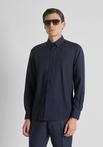 CAMISA M/L ANTONY MORATO PARA HOMBRE COLOR AZUL SL00799FA400094