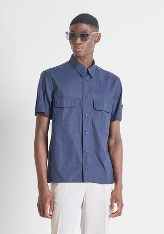 CAMISA ANTONY MORATO PARA HOMBRE COLOR AZUL SS00207FA400098