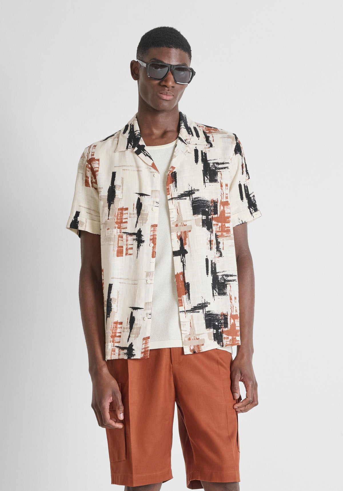 CAMISA ANTONY MORATO PARA HOMBRE COLOR BEIGE SS00189FA430659