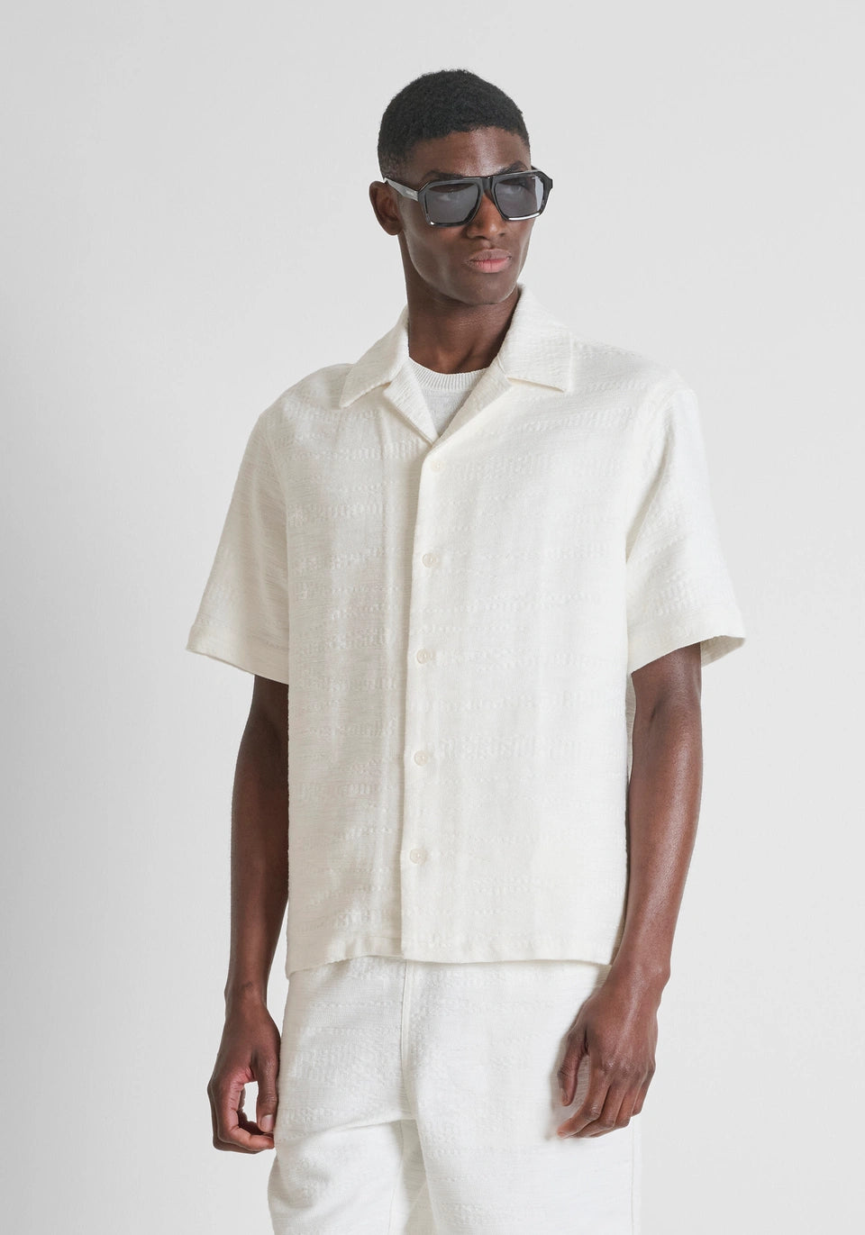 CAMISA ANTONY MORATO PARA HOMBRE COLOR BLANCO SS00200FA950200