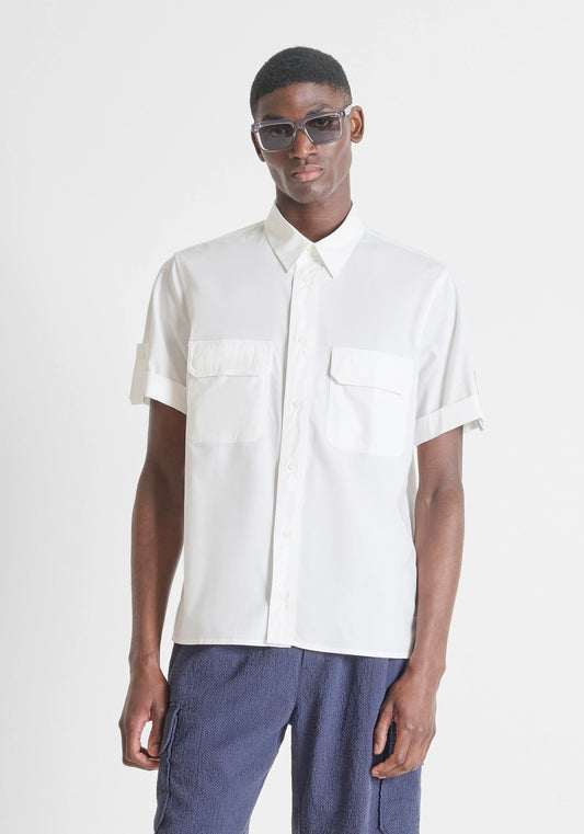 CAMISA ANTONY MORATO PARA HOMBRE COLOR BLANCO SS00207FA400098