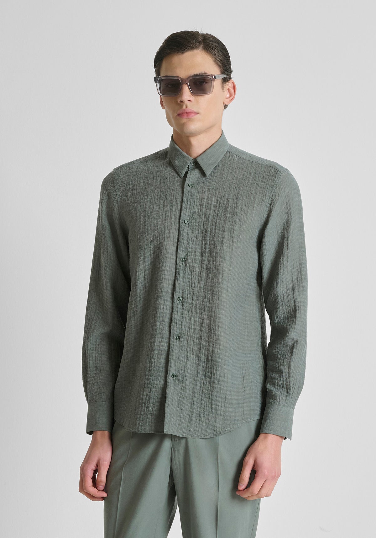 CAMISA ANTONY MORATO PARA HOMBRE COLOR VERDE SL00792FA400106