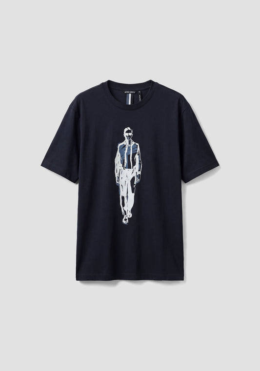 CAMISETAS ANTONY MORATO HOMBRE AZUL MMKS02636-FA100240