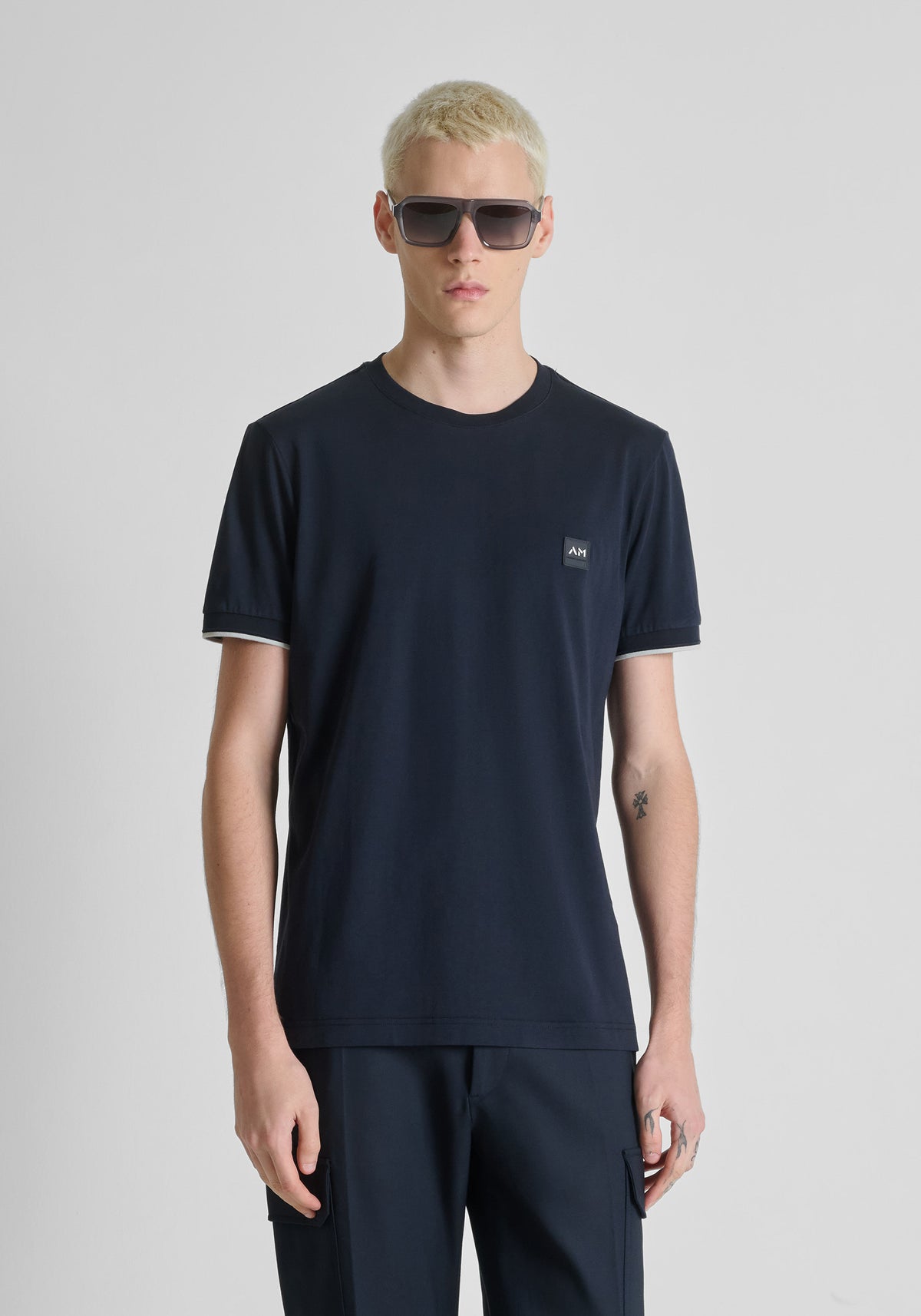 CAMISETAS ANTONY MORATO HOMBRE AZUL MMKS02641-FA100240