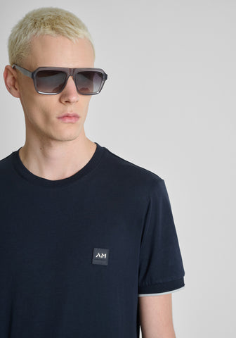 CAMISETAS ANTONY MORATO HOMBRE AZUL MMKS02641-FA100240