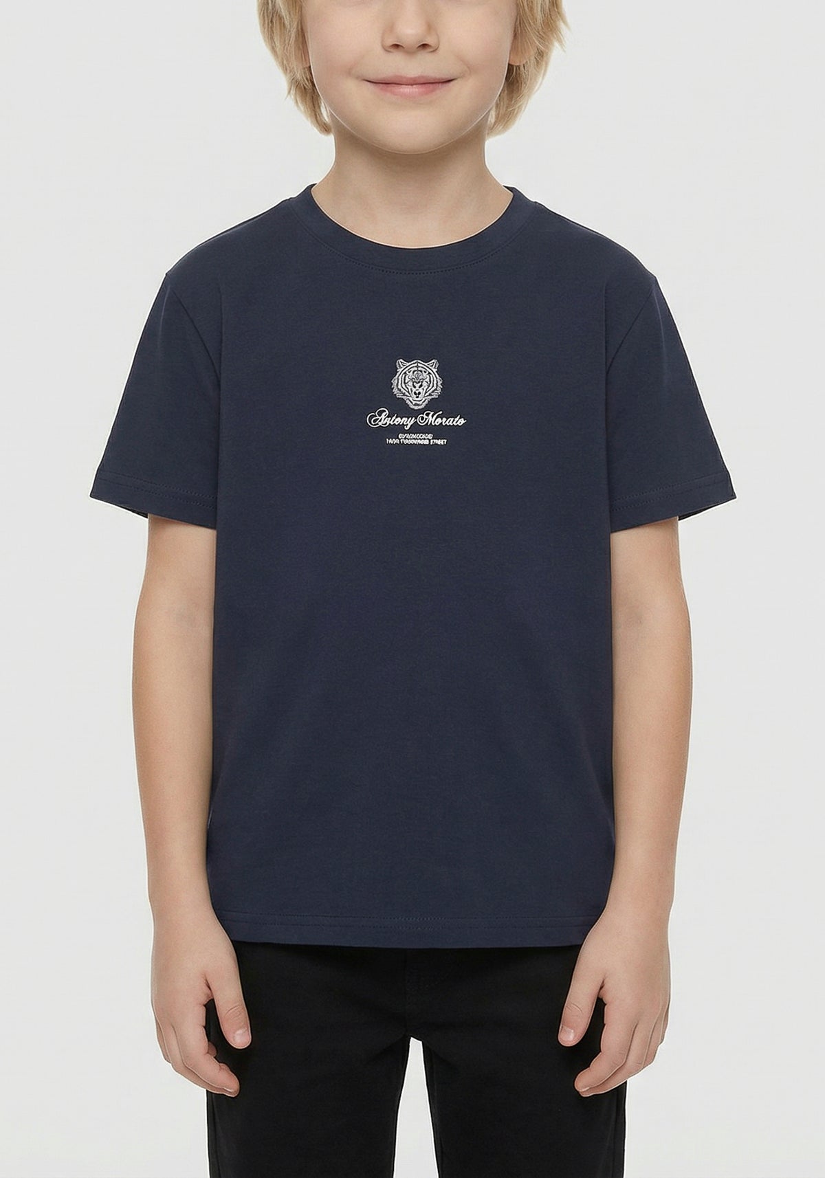 CAMISETAS ANTONY MORATO NIÑO AZUL MKKS00733-FA100240