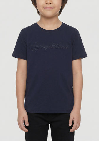 CAMISETAS ANTONY MORATO NIÑO AZUL MKKS00737-FA100240