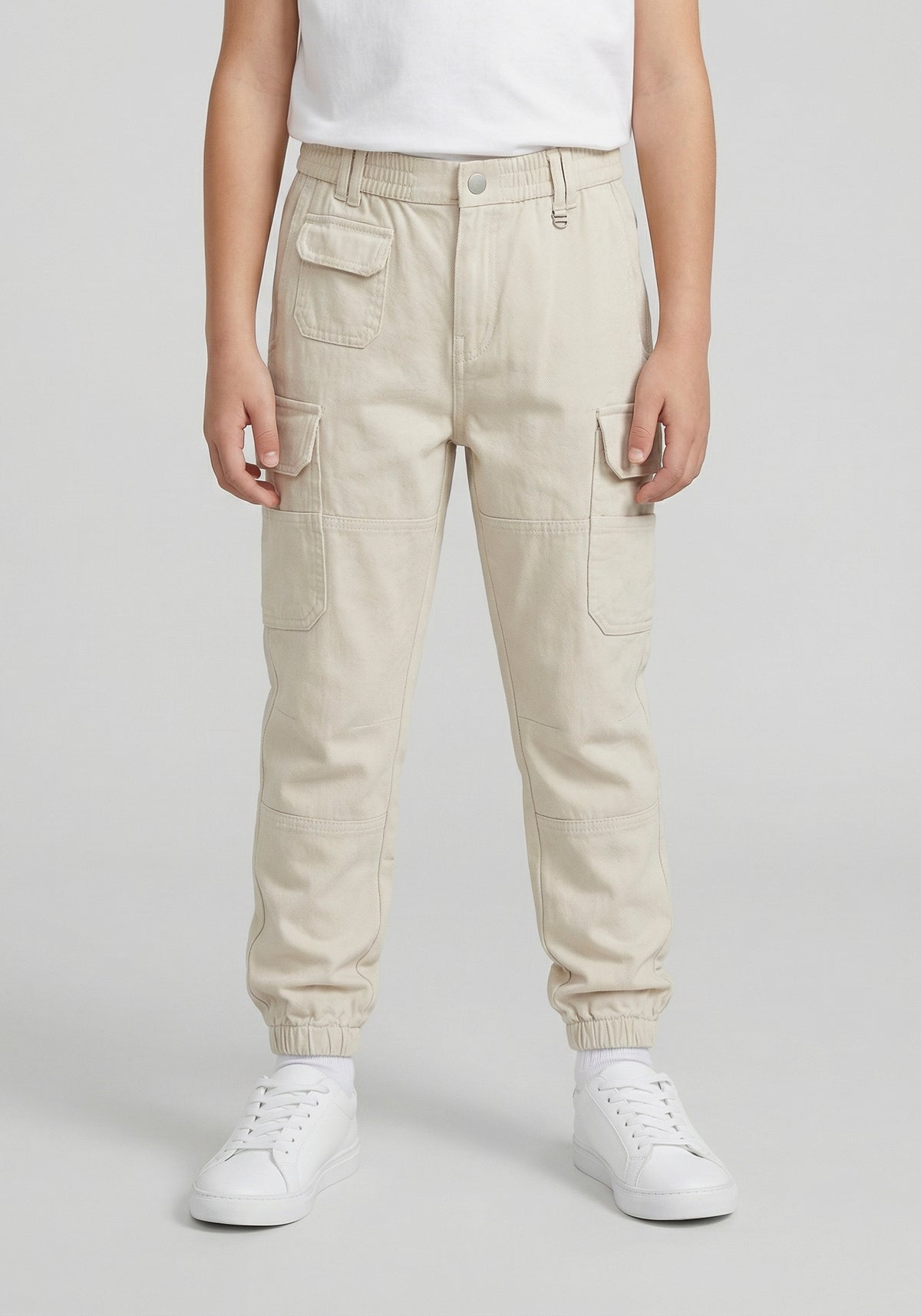 PANTALON ANTONY MORATO PARA NIÑO COLOR BEIGE TR00253FA900144