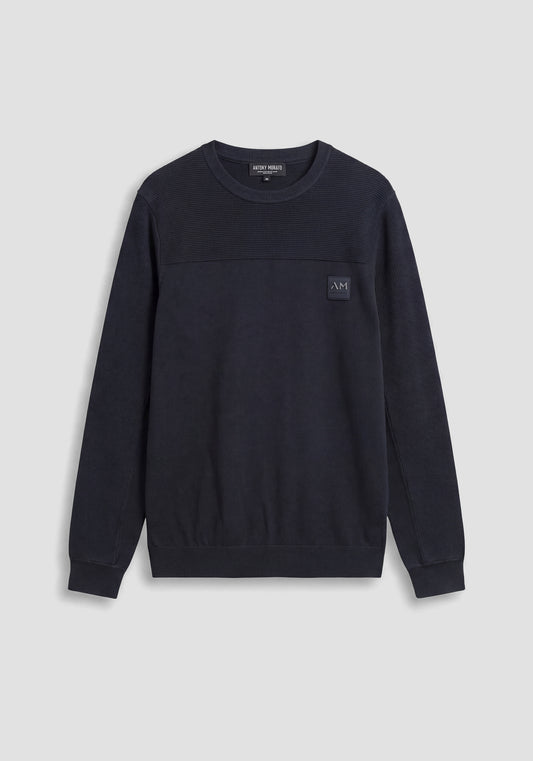 SUETERS ANTONY MORATO HOMBRE AZUL MMSW01585-YA500098