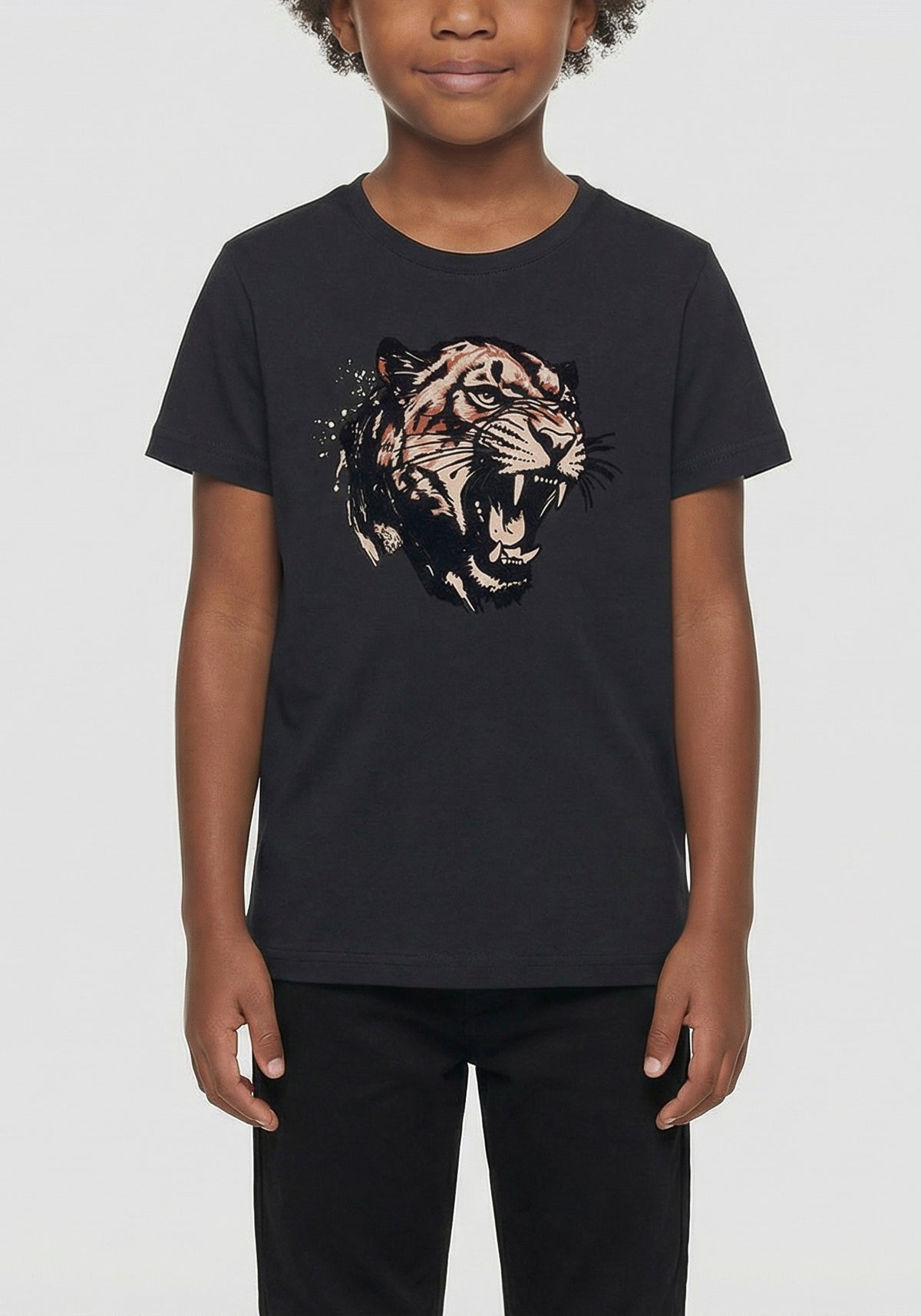 CAMISETAS ANTONY MORATO PARA NIÑO COLOR NEGRO KS00742FA100144
