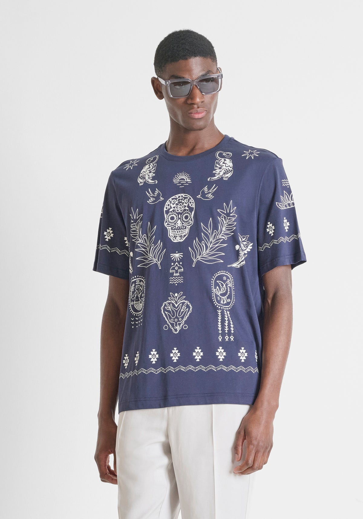 CAMISETAS ANTONY MORATO PARA HOMBRE COLOR AZUL KS02668FA100144