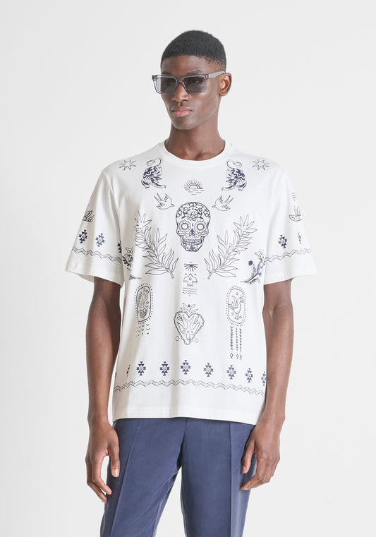 CAMISETA ANTONY MORATO PARA HOMBRE COLOR BLANCO KS02668FA100144