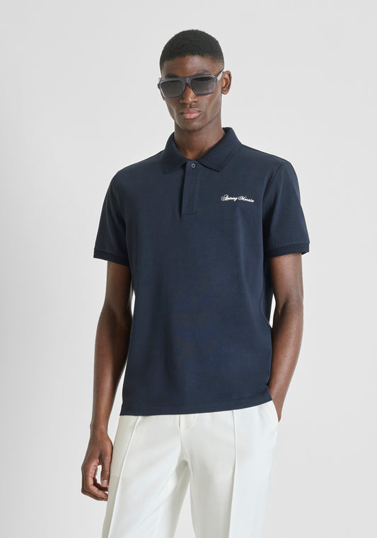 CAMISETA TIPO POLO ANTONY MORATO PARA HOMBRE COLOR AZUL KS02603FA100258