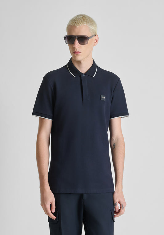 CAMISETA TIPO POLO ANTONY MORATO PARA HOMBRE COLOR AZUL KS02640FA100270