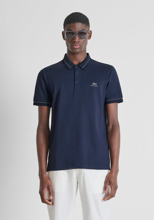 CAMISETA TIPO POLO ANTONY MORATO PARA HOMBRE COLOR AZUL KS02665FA100083