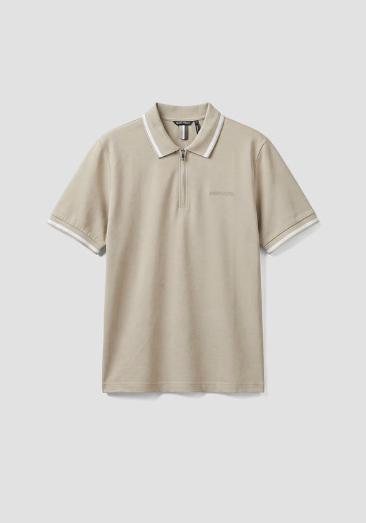 CAMISETA TIPO POLO ANTONY MORATO PARA HOMBRE COLOR BEIGE KS02638FA100258