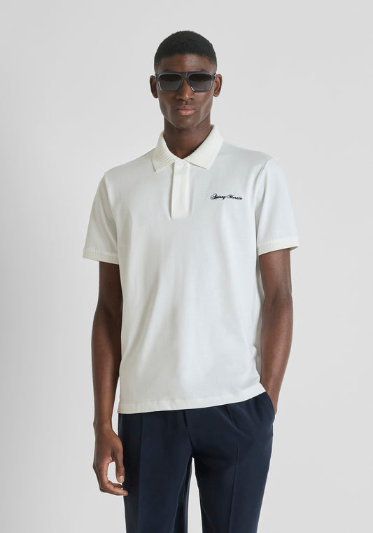 CAMISETA TIPO POLO ANTONY MORATO PARA HOMBRE COLOR BLANCO KS02603FA100258