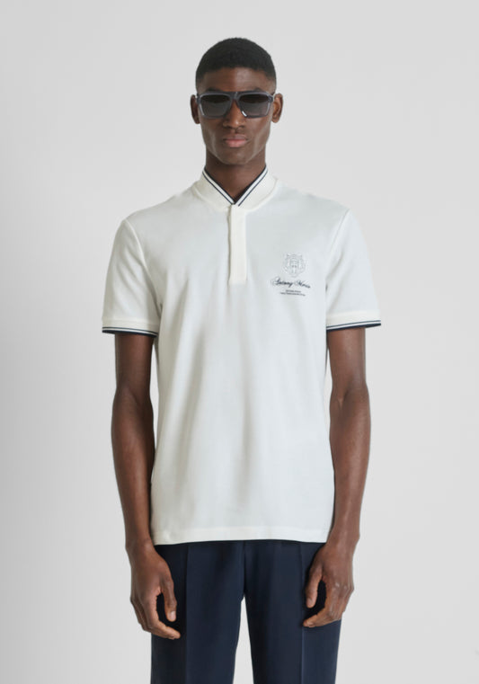 CAMISETA TIPO POLO ANTONY MORATO PARA HOMBRE COLOR BLANCO KS02622FA100270