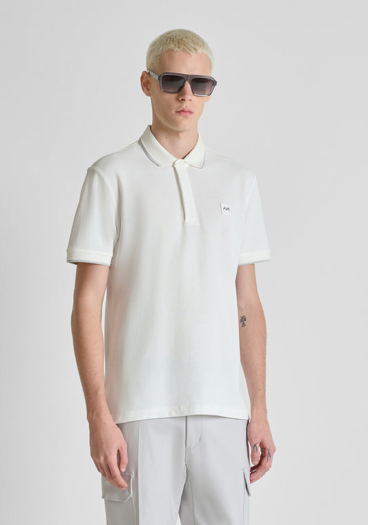 CAMISETA TIPO POLO ANTONY MORATO PARA HOMBRE COLOR BLANCO KS02640FA100270