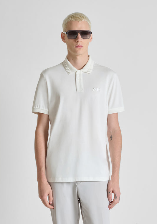CAMISETA TIPO POLO ANTONY MORATO PARA HOMBRE COLOR BLANCO KS02645FA100258