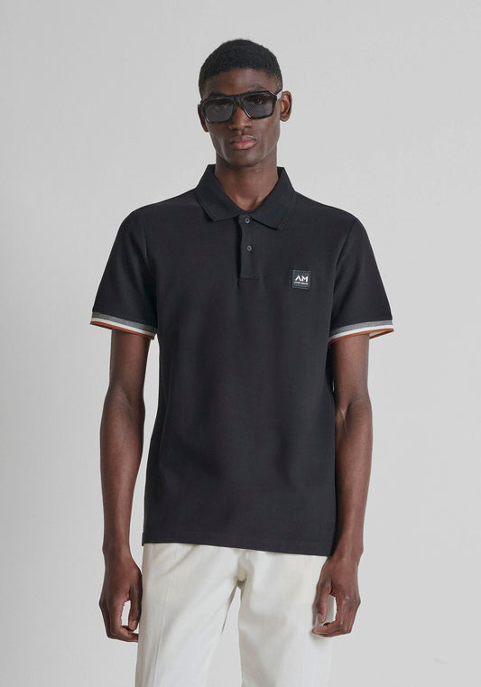 CAMISETA TIPO POLO ANTONY MORATO PARA HOMBRE COLOR NEGRO KS02647FA100270