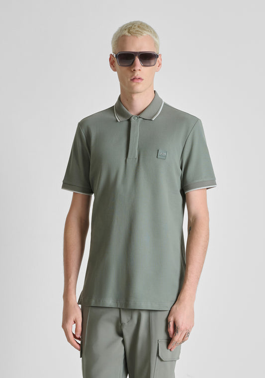 CAMISETA TIPO POLO ANTONY MORATO PARA HOMBRE COLOR VERDE KS02640FA100270