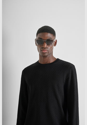 ANTONY MORATO SUÉTER DE PUNTO HOMBRE NEGRO