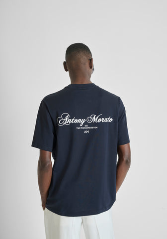 CAMISETAS ANTONY MORATO HOMBRE AZUL MMKS02633-FA100240