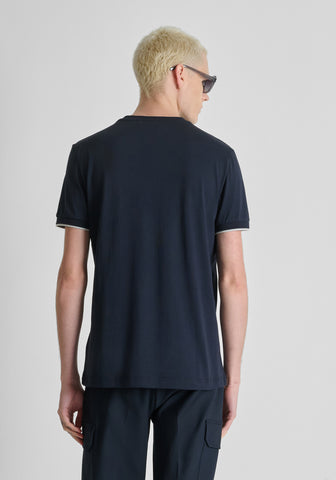 CAMISETAS ANTONY MORATO HOMBRE AZUL MMKS02641-FA100240
