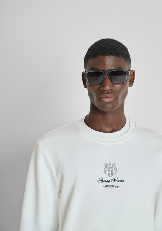 SUETERS ANTONY MORATO HOMBRE BLANCO MMFL01124-FA150178