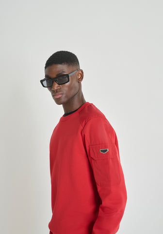 SUETERS ANTONY MORATO HOMBRE ROJO MMFL01127-FA150178
