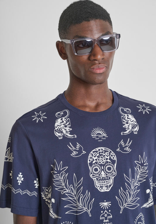 CAMISETAS ANTONY MORATO PARA HOMBRE COLOR AZUL KS02668FA100144