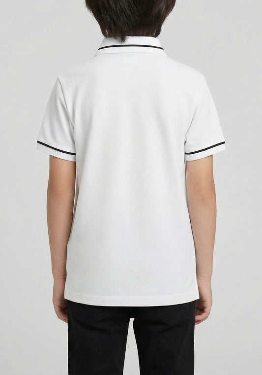 CAMISETA TIPO POLO ANTONY MORATO PARA NIÑO COLOR BLANCO KS00746FA100083