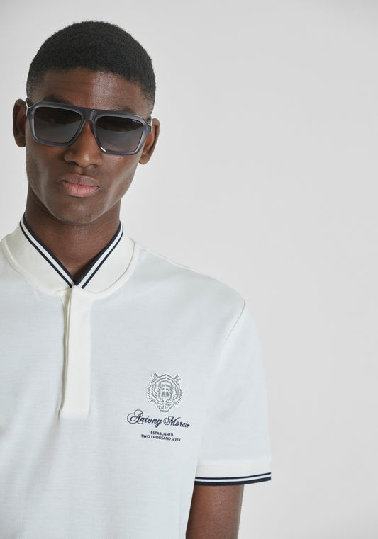 CAMISETA TIPO POLO ANTONY MORATO PARA HOMBRE COLOR BLANCO KS02622FA100270