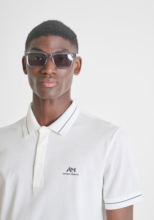 CAMISETA TIPO POLO ANTONY MORATO PARA HOMBRE COLOR BLANCO KS02665FA100083