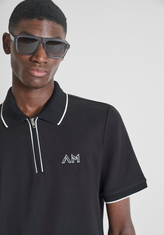 CAMISETA TIPO POLO ANTONY MORATO PARA HOMBRE COLOR NEGRO KS02643FA100270