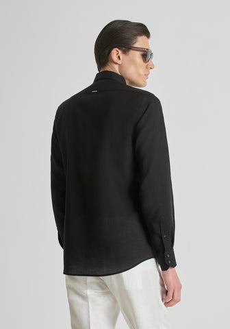 CAMISA M/L ANTONY MORATO PARA HOMBRE COLOR NEGRO SL00799FA400094