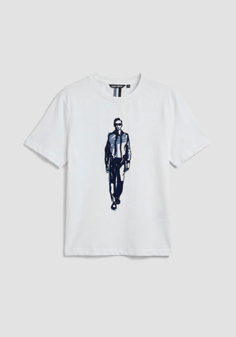 CAMISETAS ANTONY MORATO NIÑO BLANCO MKKS00735-FA100240