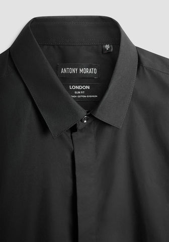 ANTONY MORATO CAMISA DE MANGA LARGA HOMBRE NEGRO